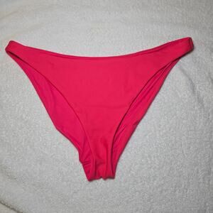 Quince Red Bikini Bottoms Women’s Medium Sustainable Swimwear Beach Vacation
